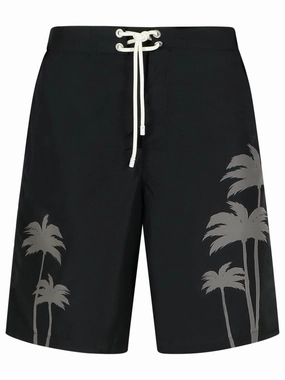 Palms' Black Polyester Swimsuit