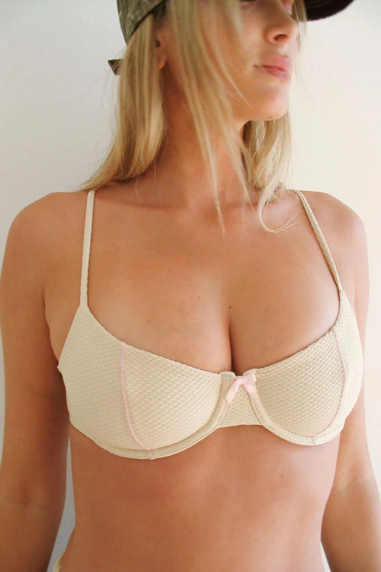 Pam Waffle Underwire Bikini Top