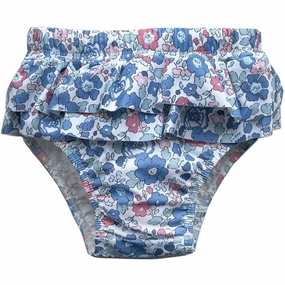 Petit Crabe Betsy B Ida Baby Swim Nappies Liberty fabric