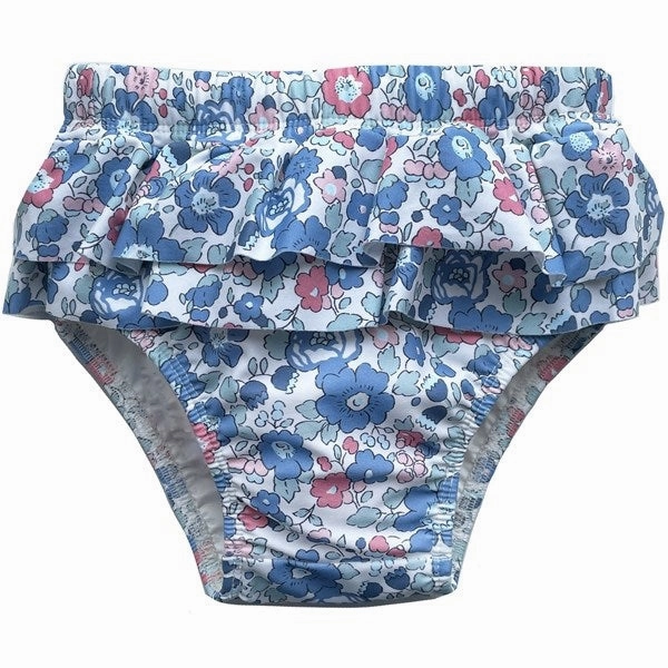 Petit Crabe Betsy B Ida Baby Swim Nappies Liberty fabric