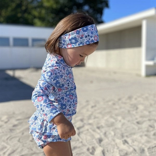 Petit Crabe Betsy B Sydney Swim Shirt Liberty fabric