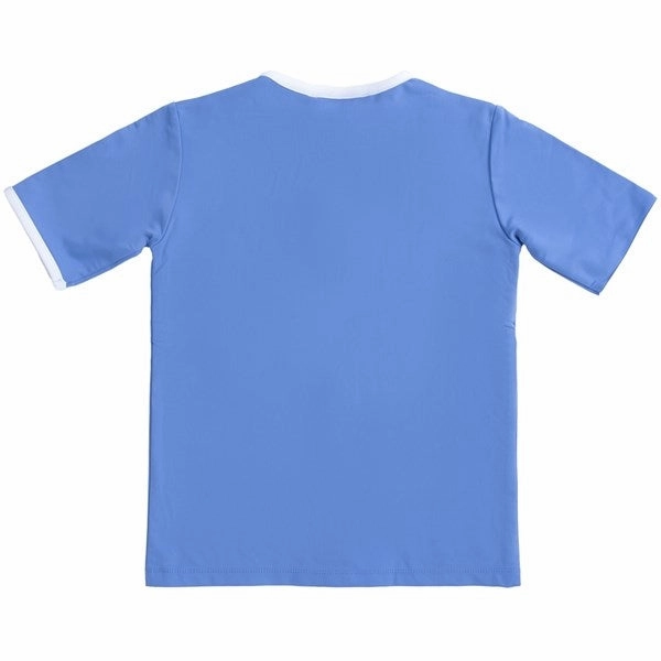 Petit Crabe Cornflower Salo Zipper Swim Shirt