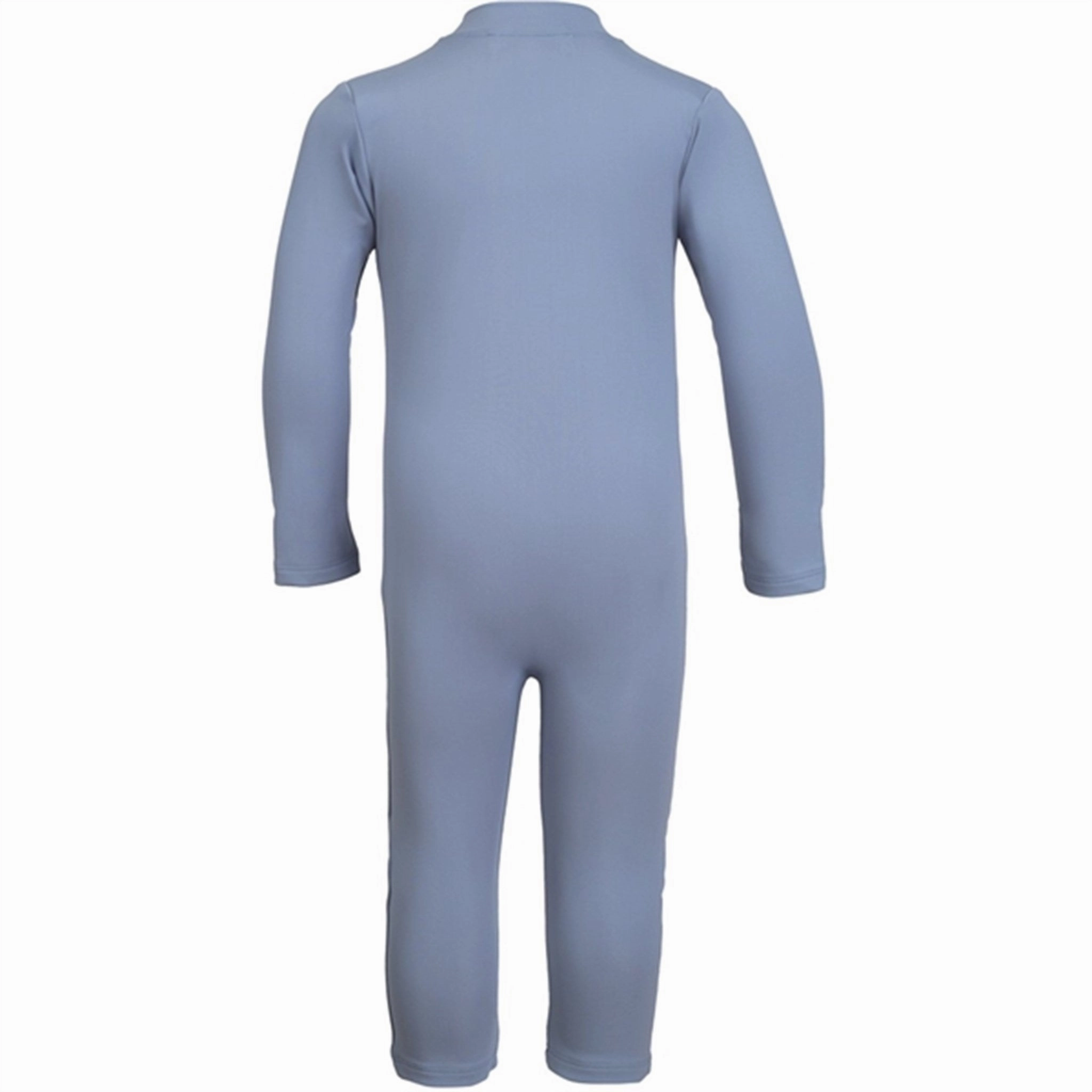 Petit Crabe Petrol Lou Onesie with Zipper