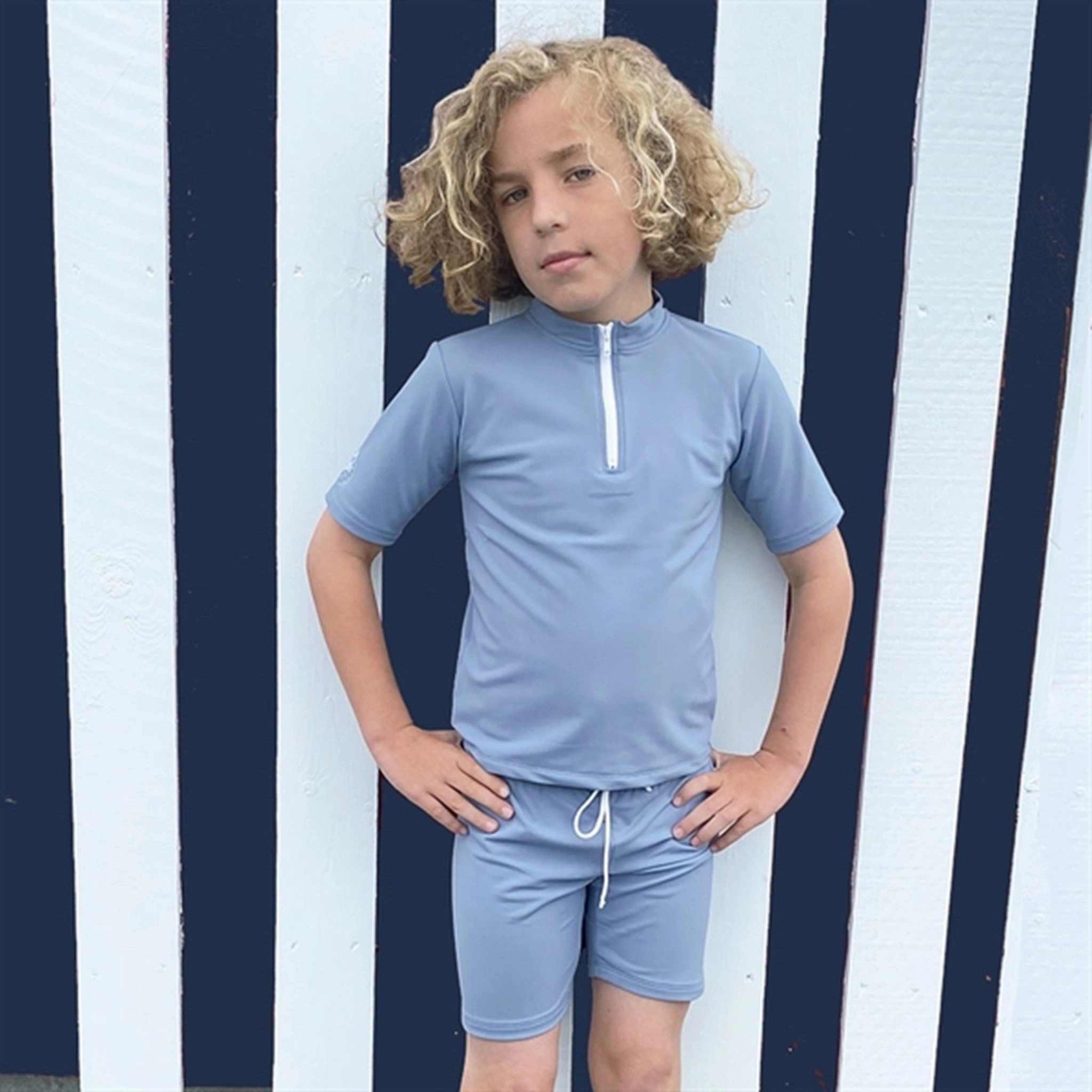 Petit Crabe Petrol Max Swim Shirt