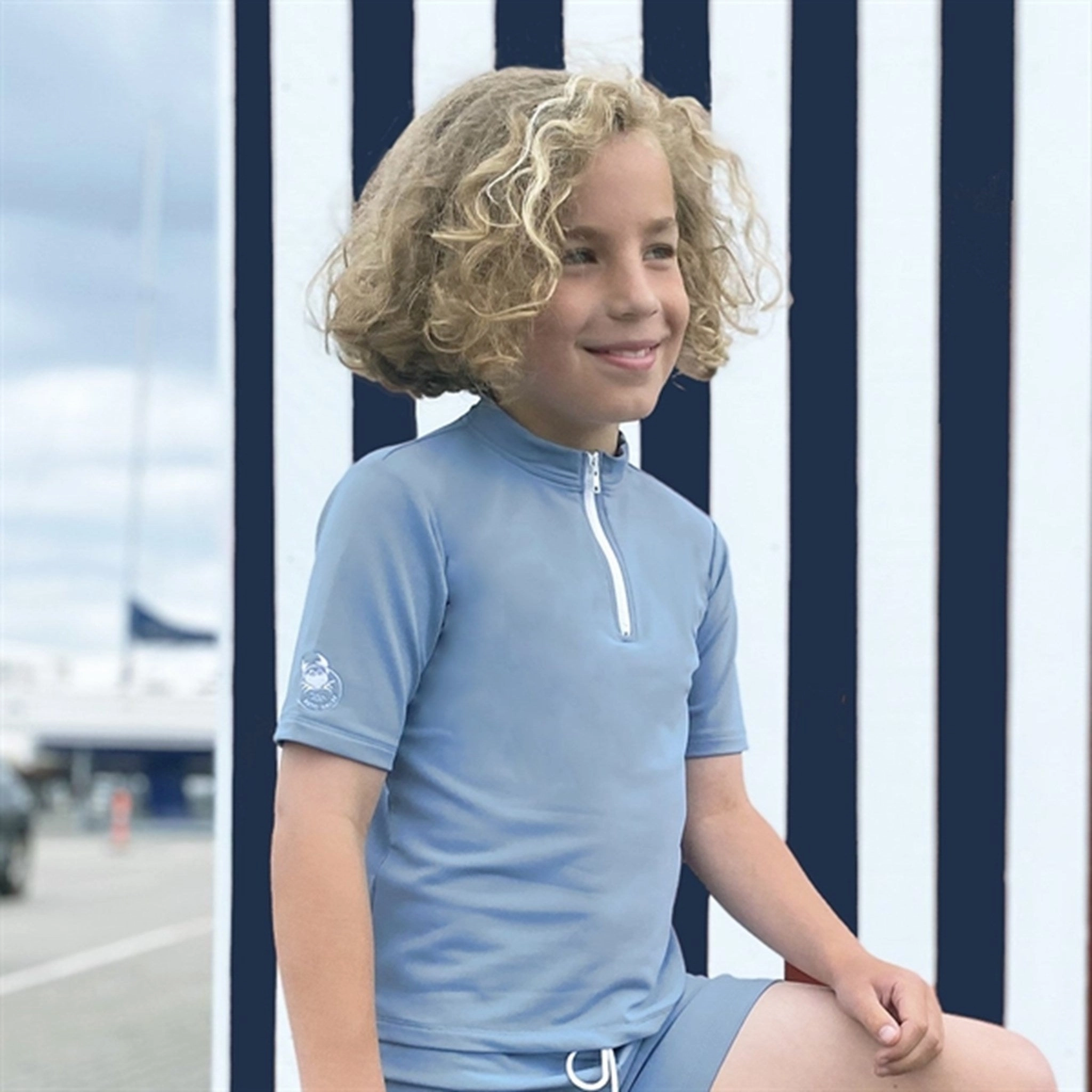 Petit Crabe Petrol Max Swim Shirt