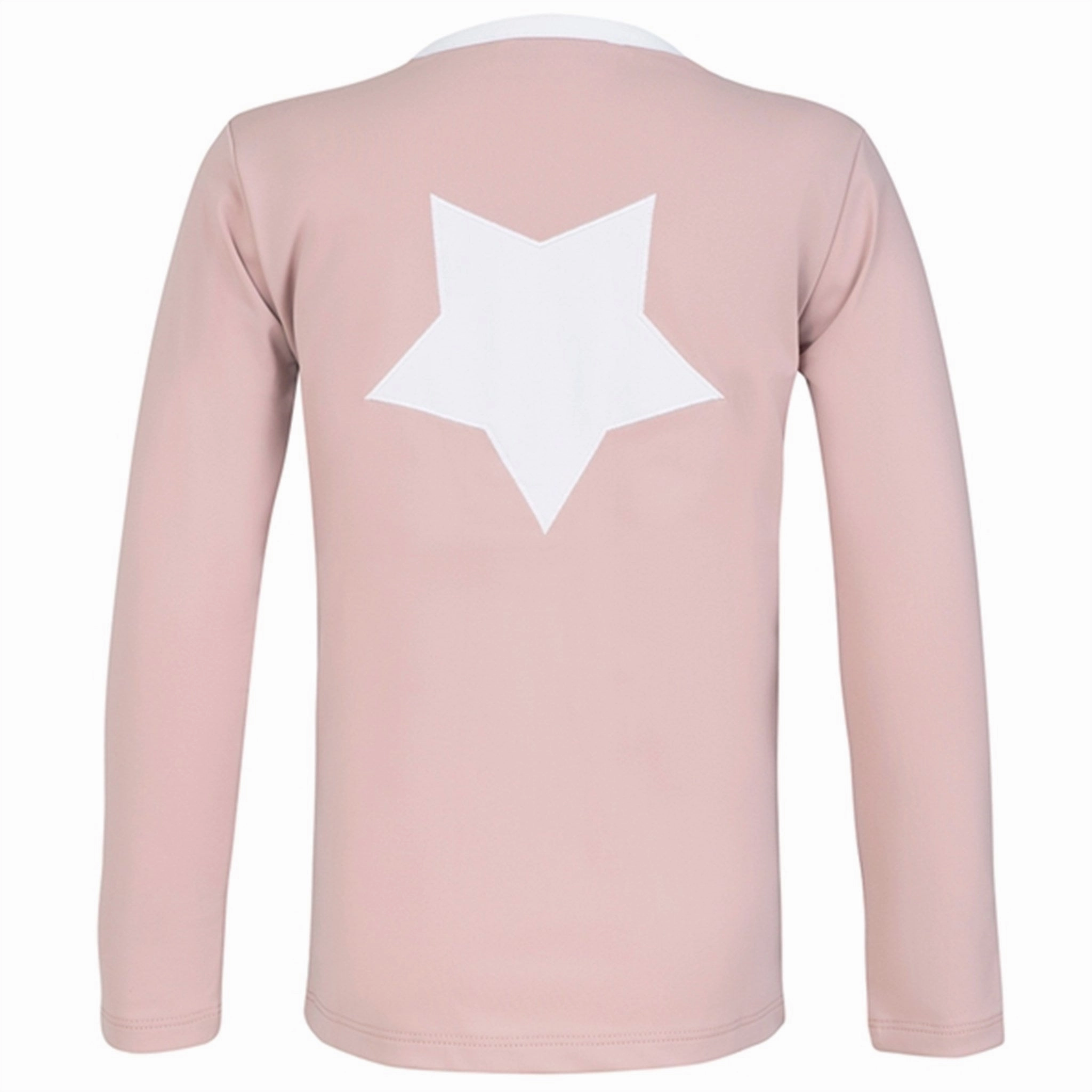 Petit Crabe Rose Nude Etoile Star UV Shirt with Zipper