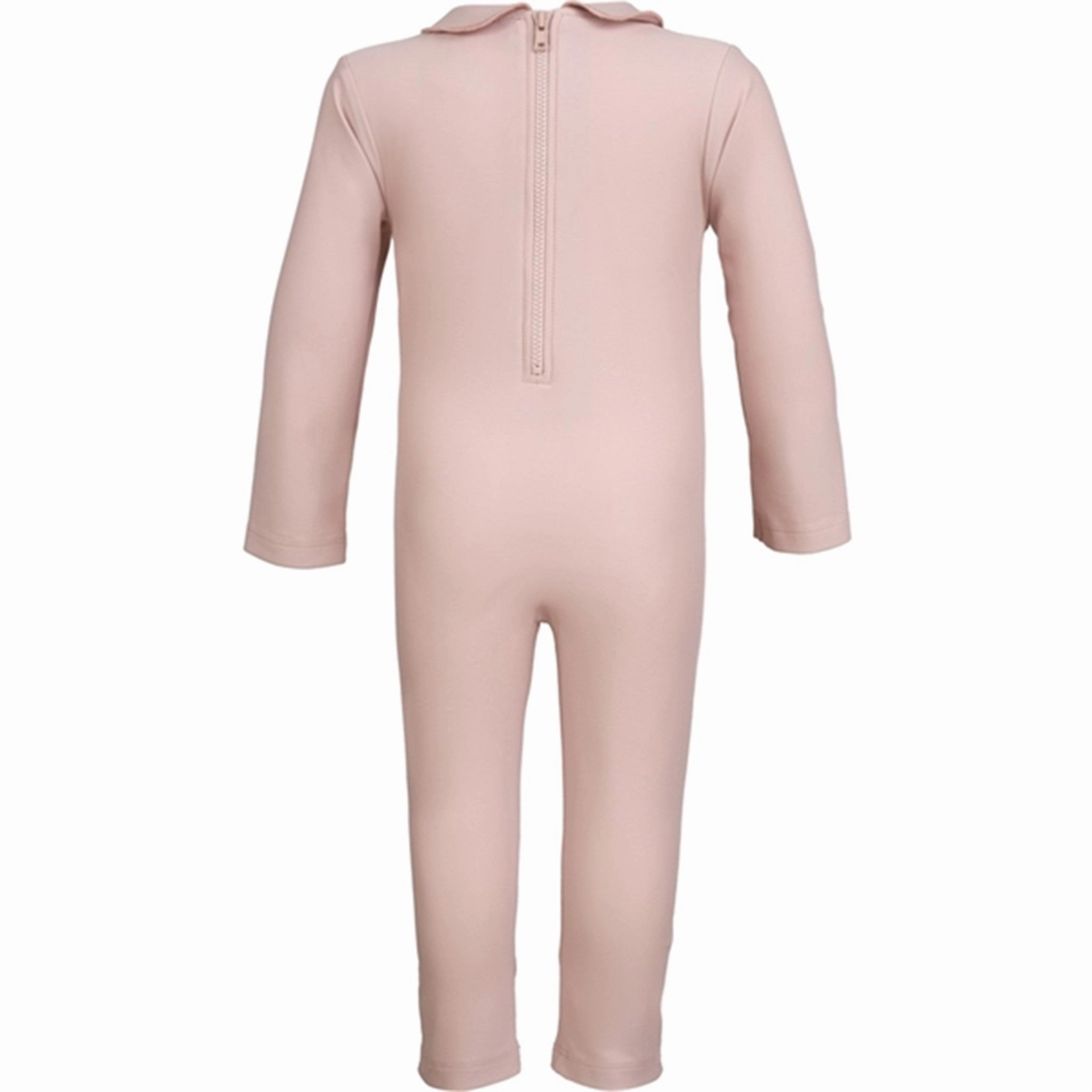 Petit Crabe Rose Nude Palma Onesie with Zipper