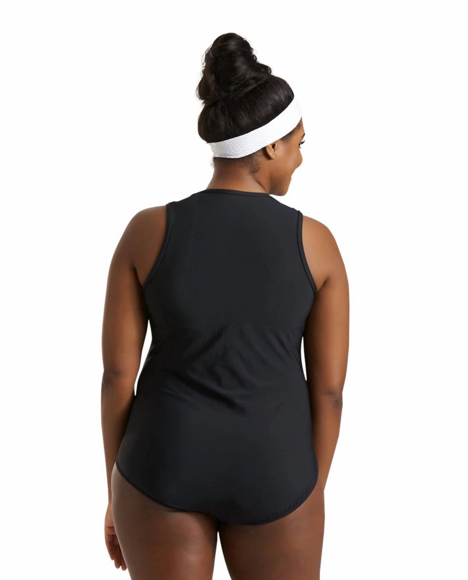 Plus Size Jaden Scuba One Piece Swimsuit In Grey