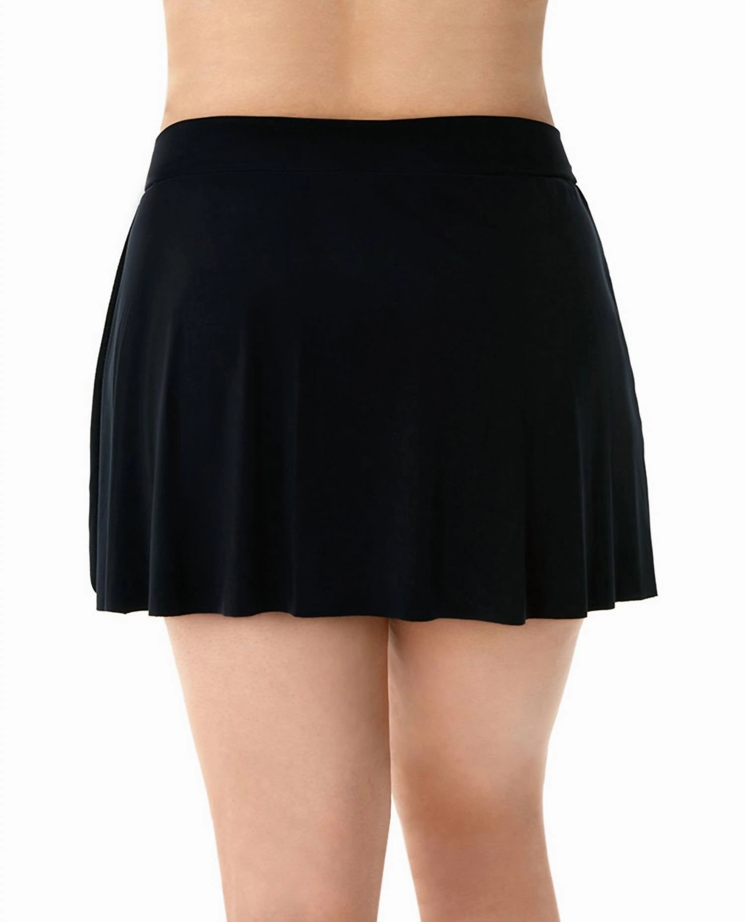 Plus Size Swim Skirt In Black