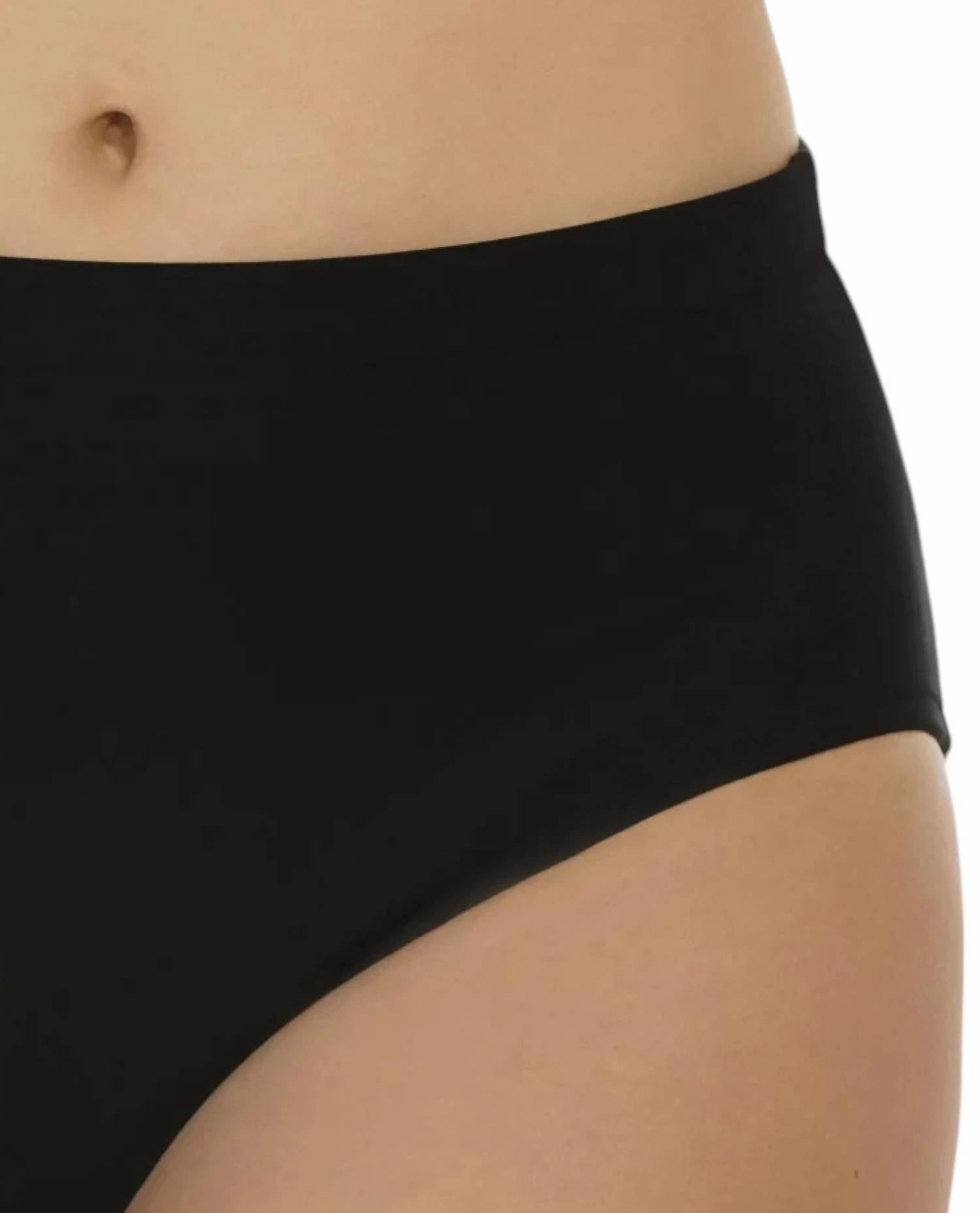Plus Size Tankini Bottom In Black