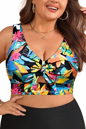 Plus Size Underwire Bikini Top - Women Push Up Swim Top Bra Keyhole Swimsuit Tops Only Bathing Suit Tops for Large Bust 2025