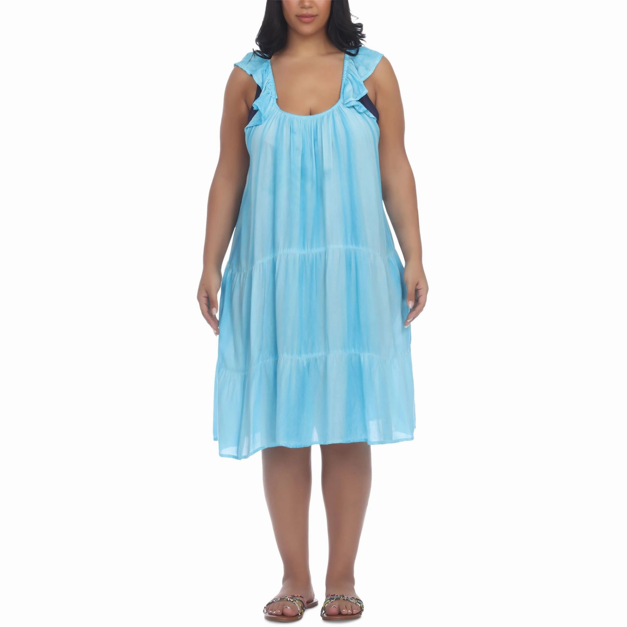 Plus Womens Beachwear Summer Cover-Up