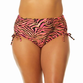 Plus Womens Beachwears Nylon Swim Bottom Separates