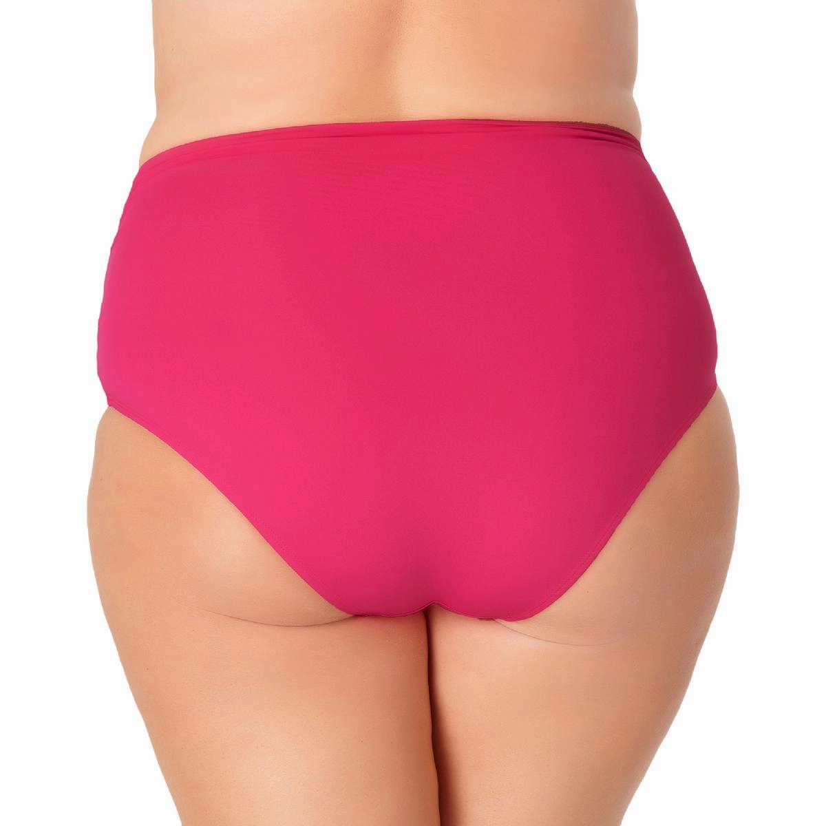 Plus Womens Convertible High Waist Swim Bottom Separates