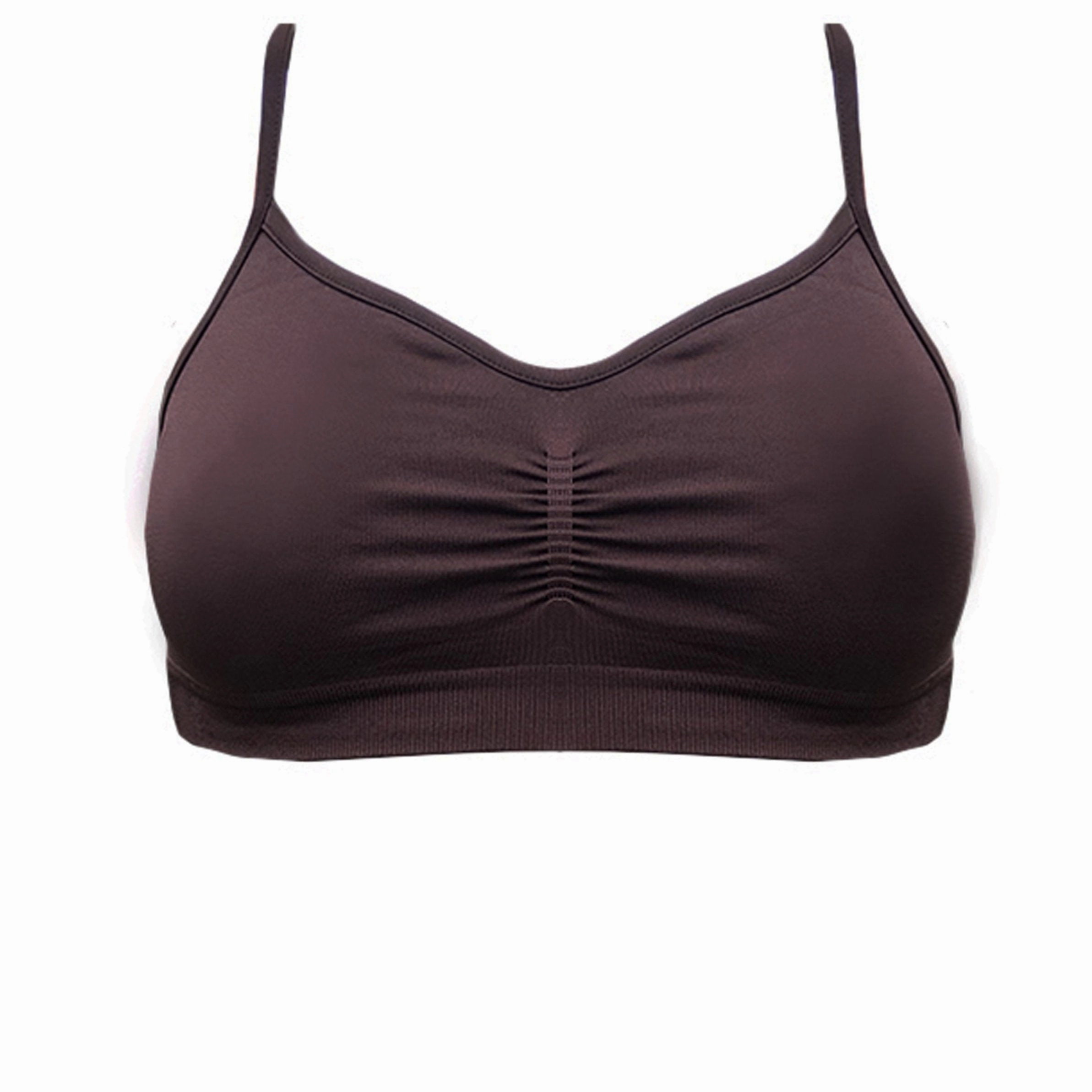POISE Bra Top | Chocolate Brown