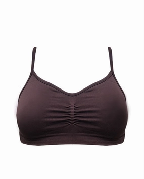 POISE Bra Top | Chocolate Brown
