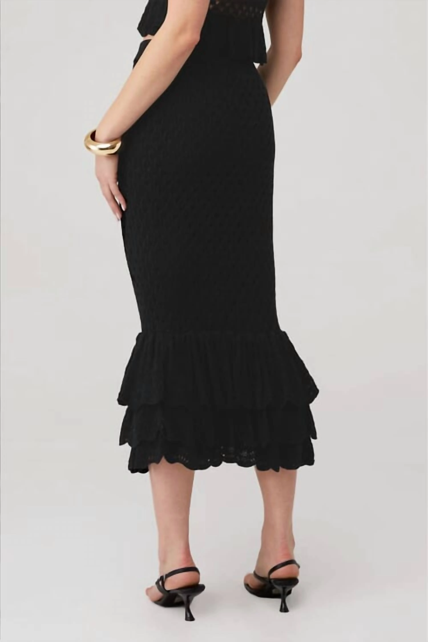 Polly Skirt Cover Up In Black