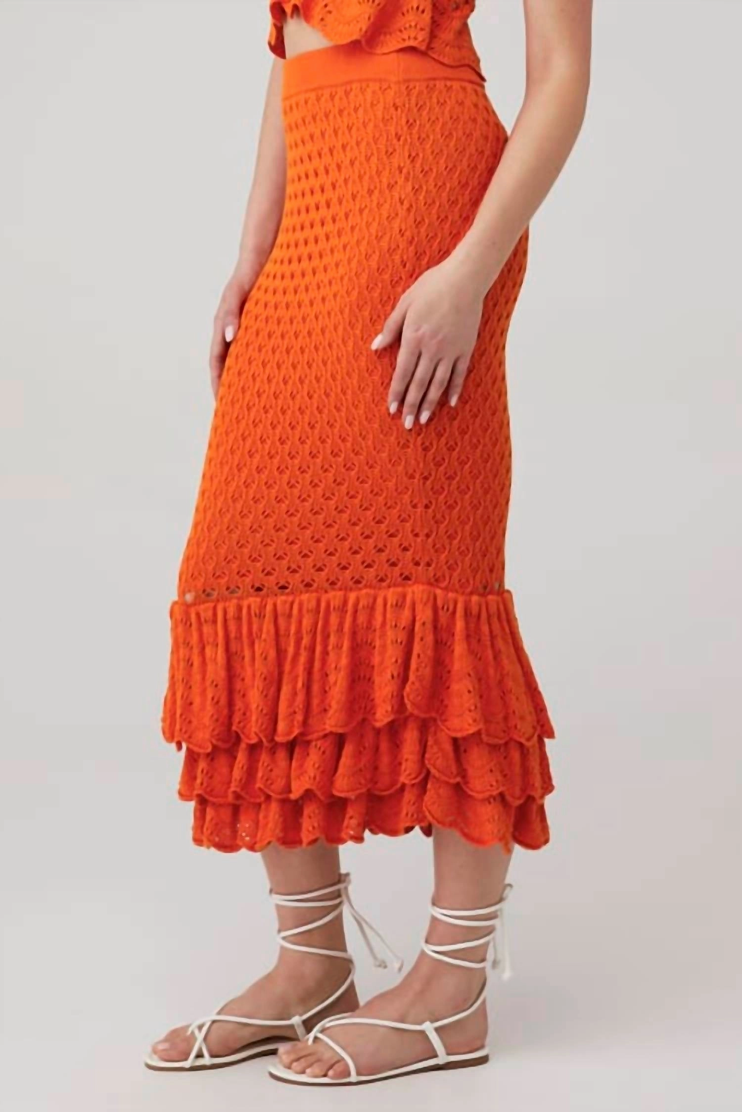 Polly Skirt Cover Up In Sunshine Haze