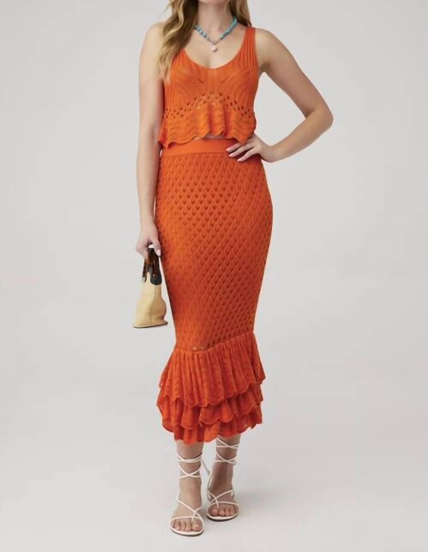 Polly Skirt Cover Up In Sunshine Haze