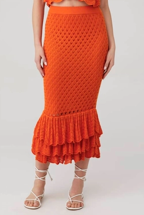 Polly Skirt Cover Up In Sunshine Haze