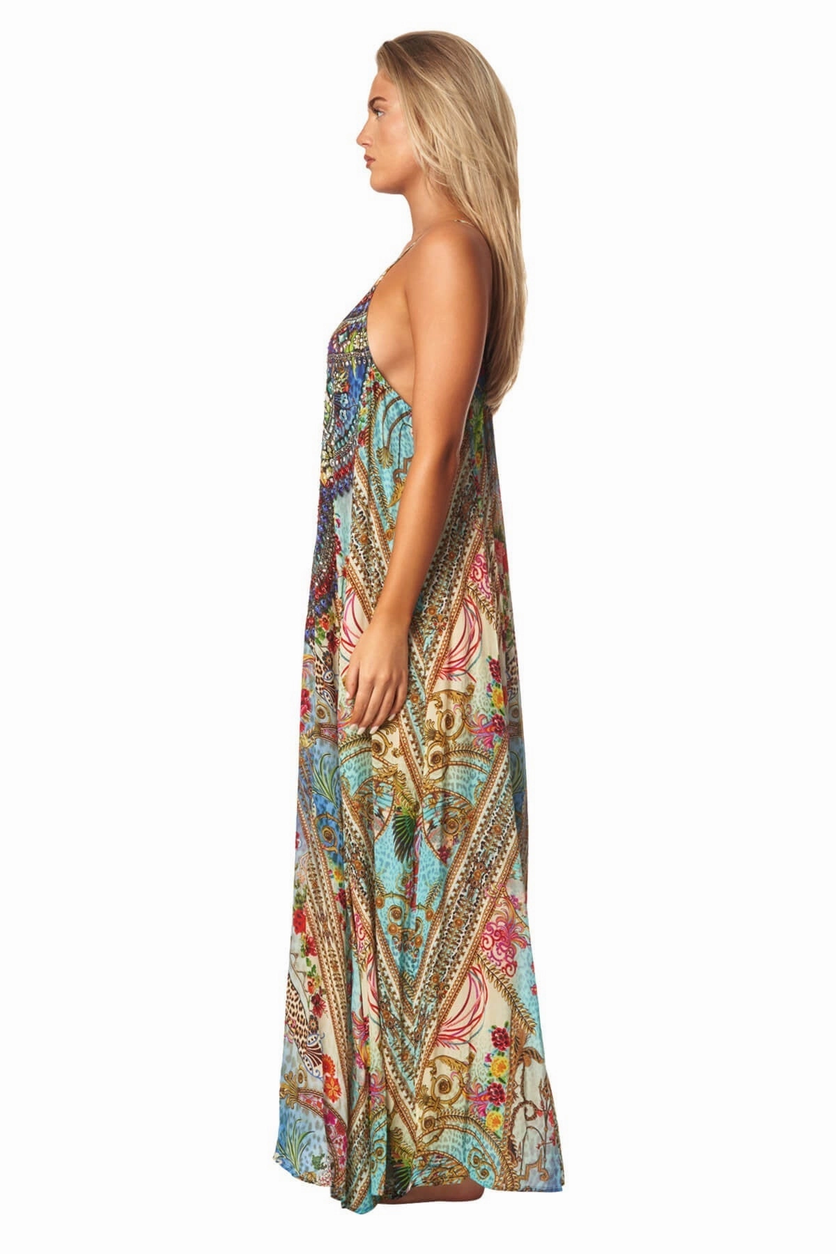 Power T-Back Maxi Dress