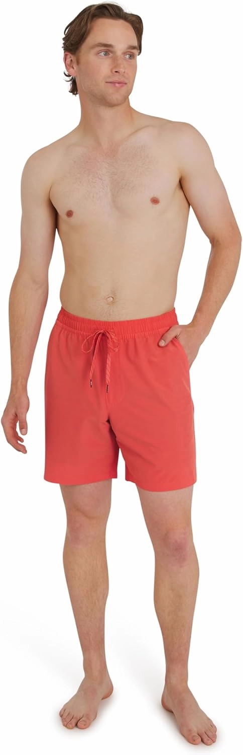 Quiksilver Men's Regular Fit Stretch Waist Water Friendly Active Hybrid Shorts (S-XXL)