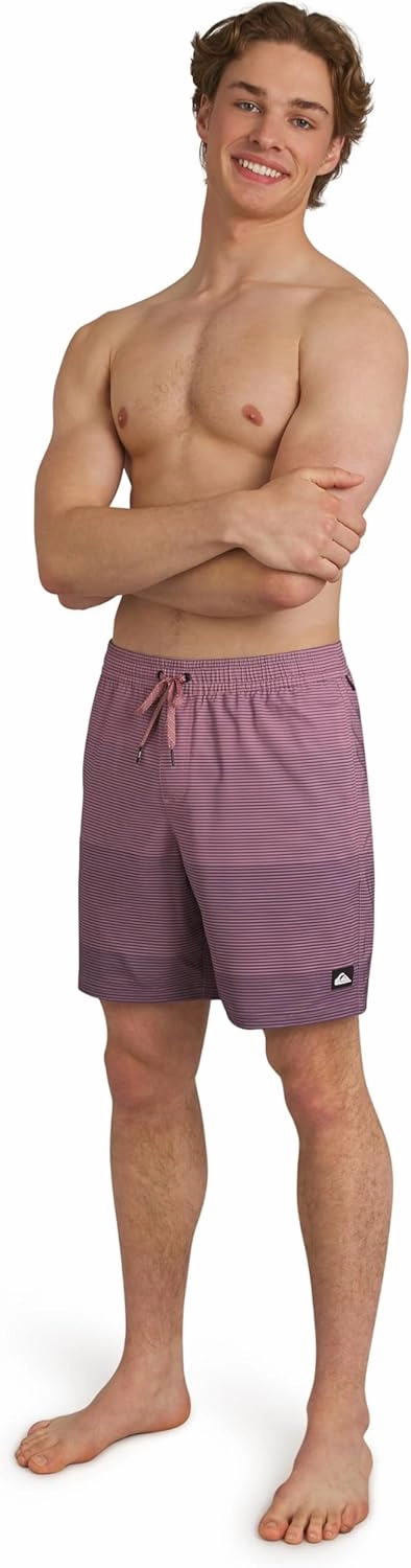 Quiksilver Men's Swimwear Regular Fit Stretchable Comfort Liner Swim Trunks (S-XXL)