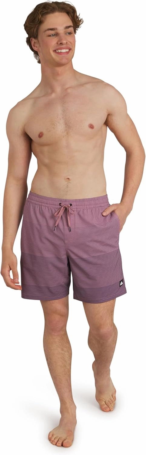 Quiksilver Men's Swimwear Regular Fit Stretchable Comfort Liner Swim Trunks (S-XXL)
