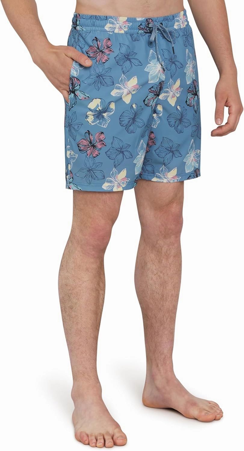 Quiksilver Men's Swimwear Regular Fit Stretchable Comfort Liner Swim Trunks (S-XXL)