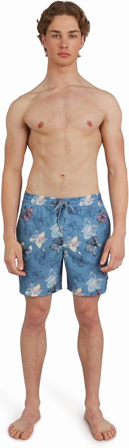 Quiksilver Men's Swimwear Regular Fit Stretchable Comfort Liner Swim Trunks (S-XXL)
