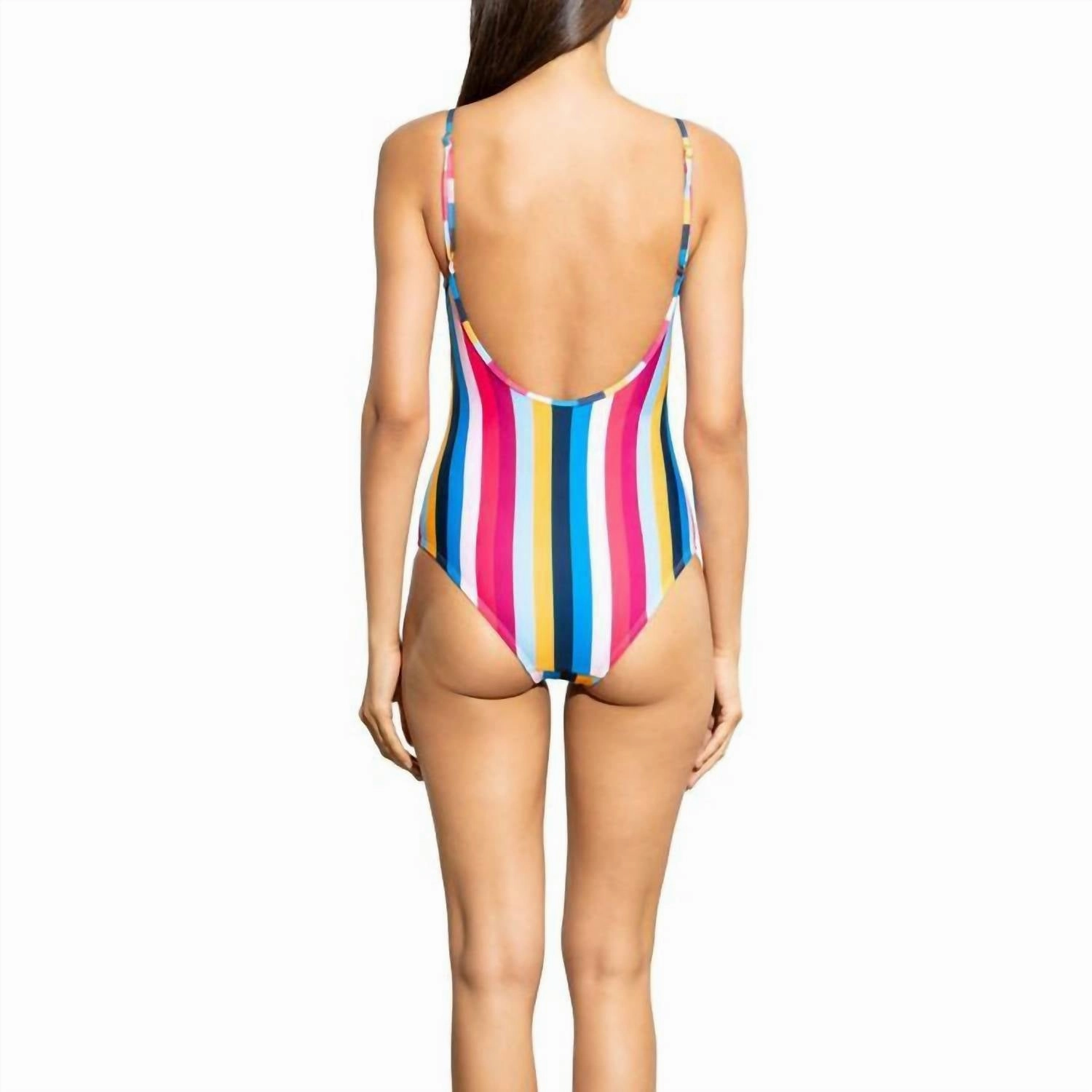 Rainbow Stripe Cami Classic One Piece