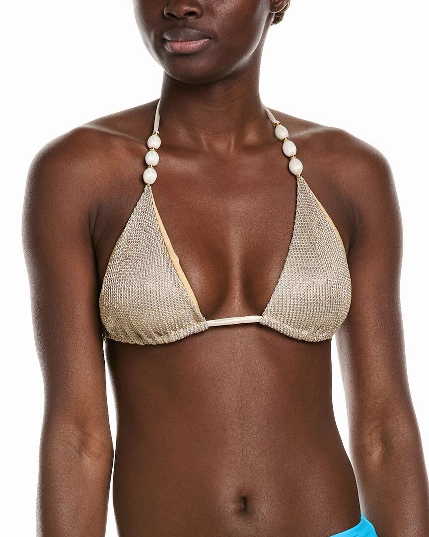 Ramy Brook Lurex Elsa Bikini Top