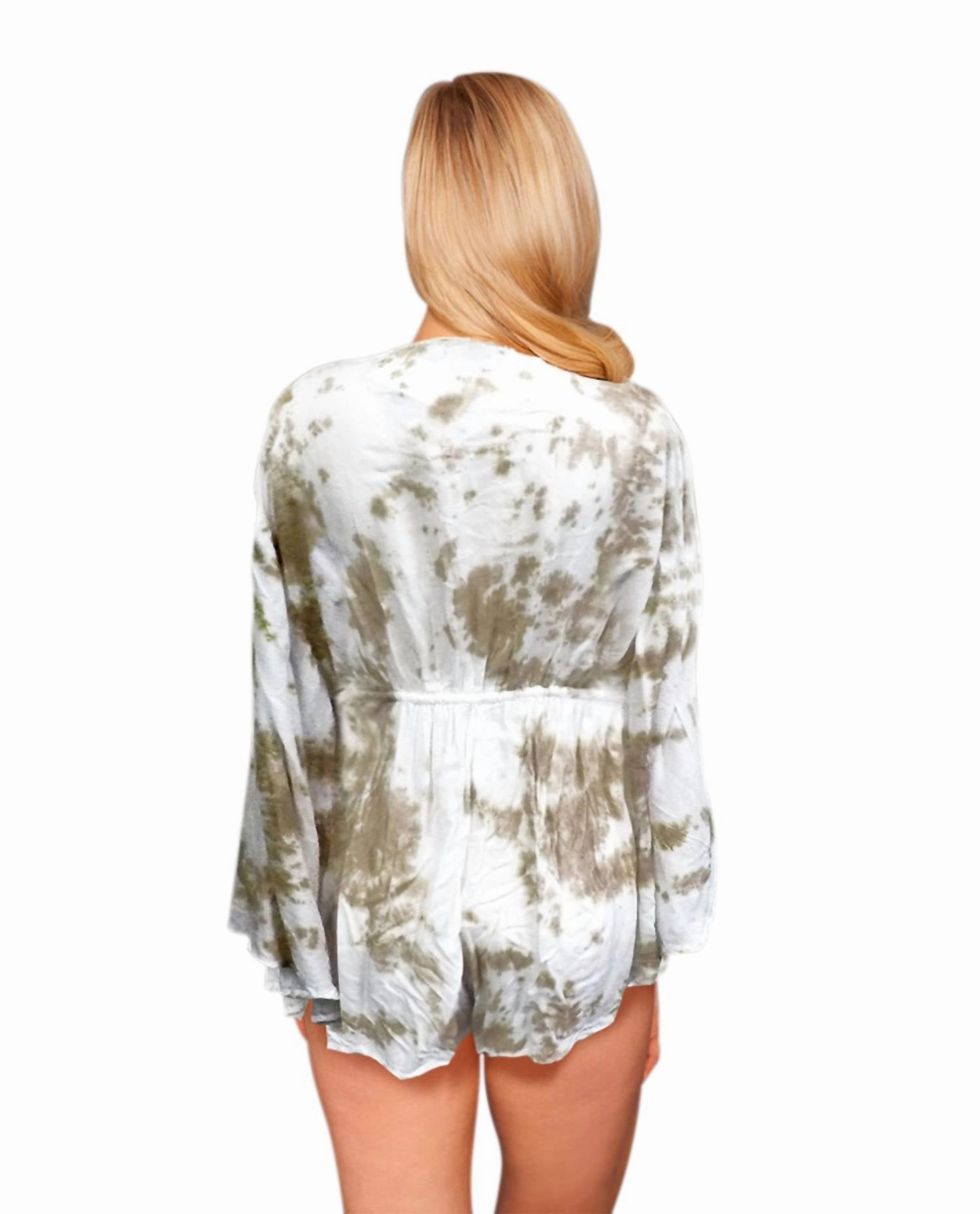 Raviya Tie Dye Romper Cover Up In Sand