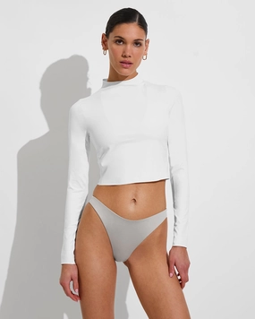 Rays Long Sleeve Top - Coconut