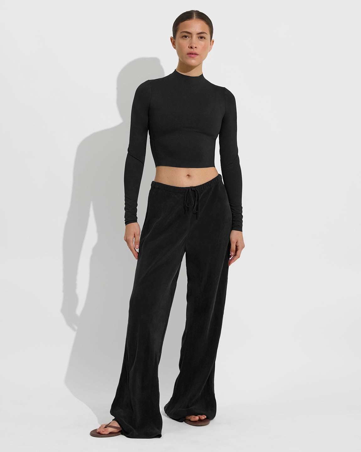 Rays Long Sleeve Top - Jet