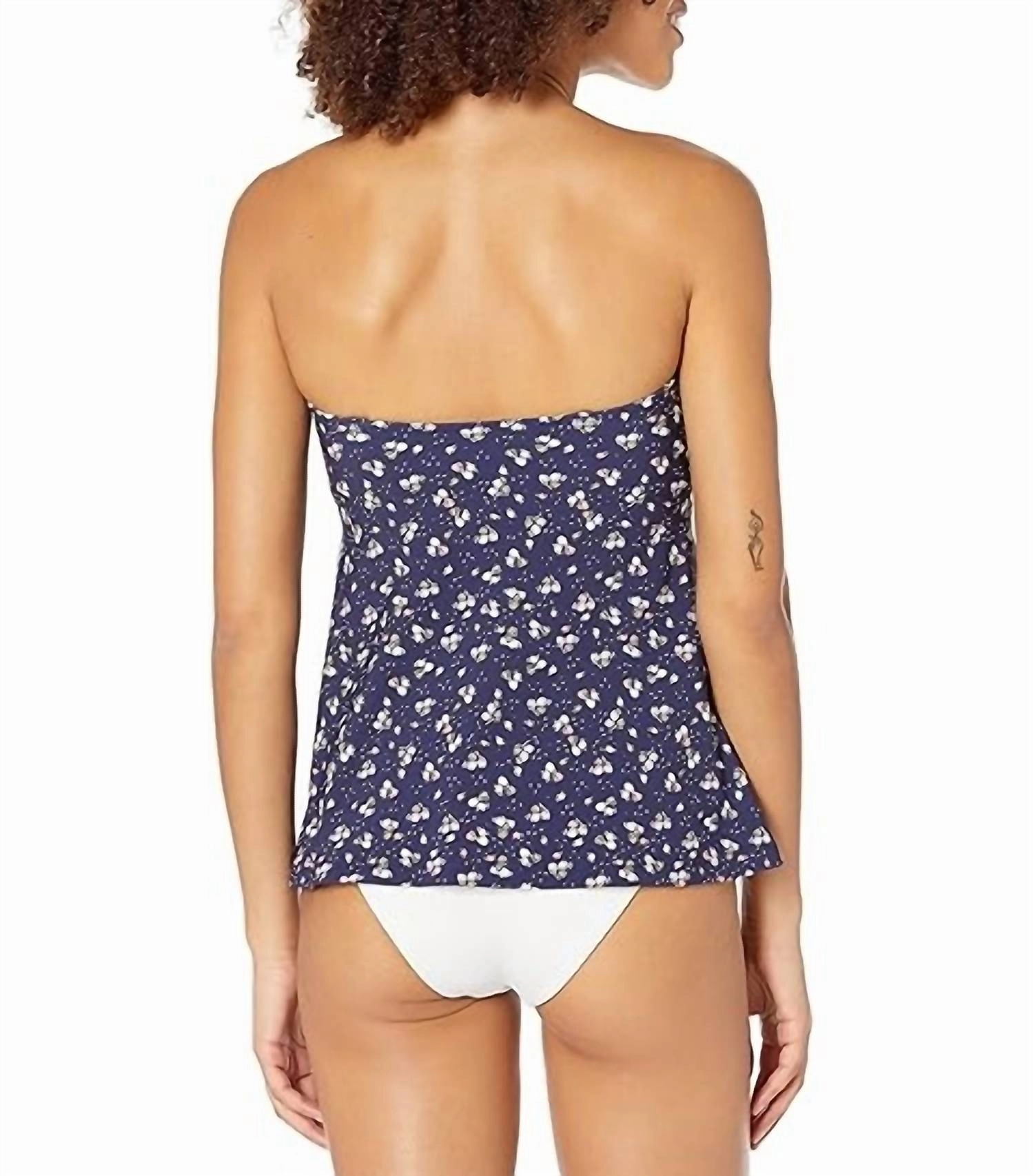 Remix Dd Trapeze Tankini In Indigo