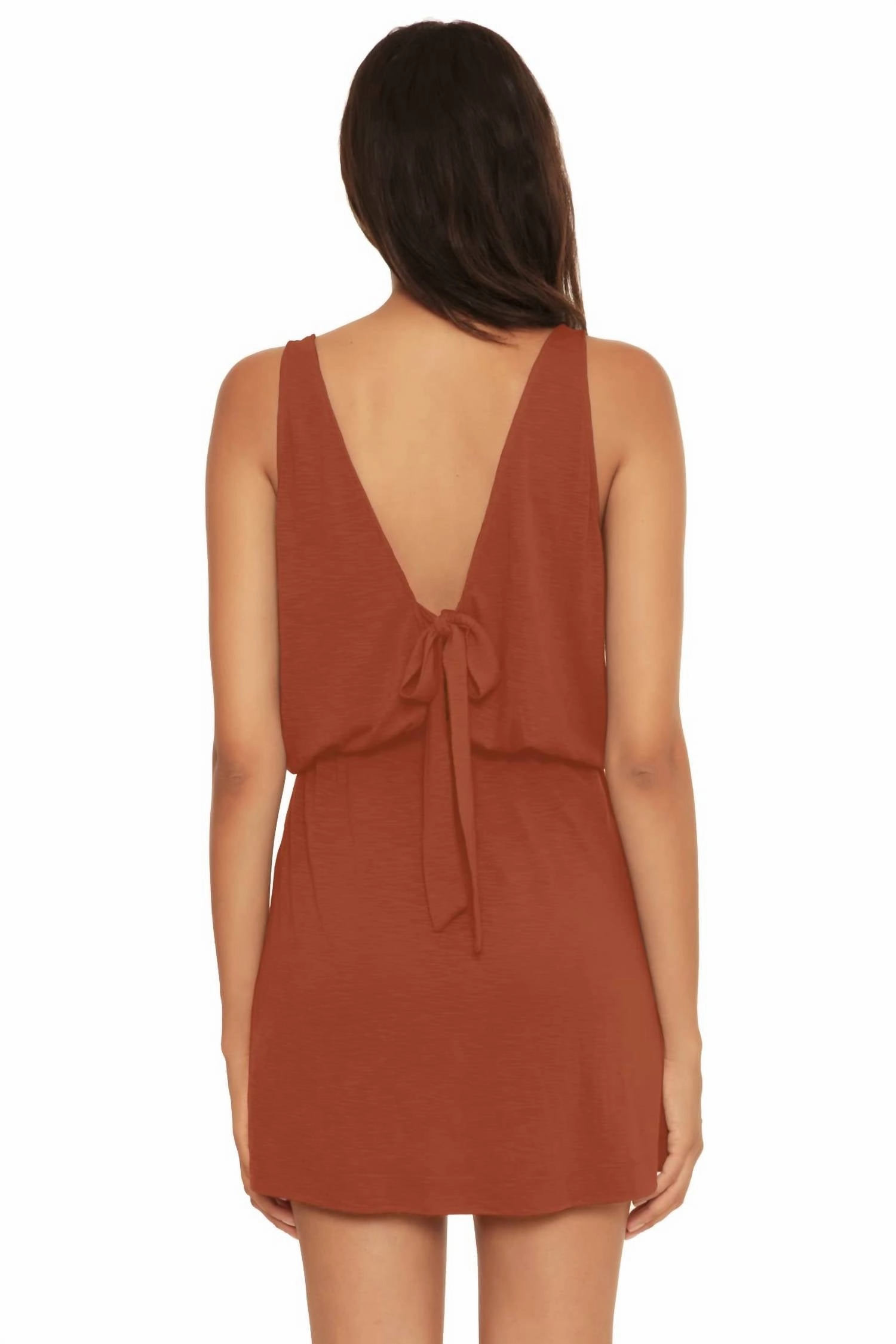 Reversible Dress Cover-Up In Caramel