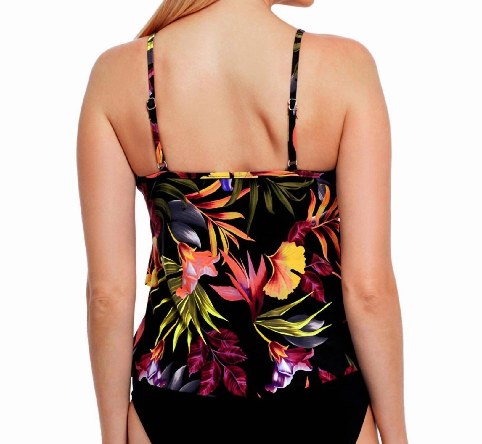 Rita Tankini Top In Black