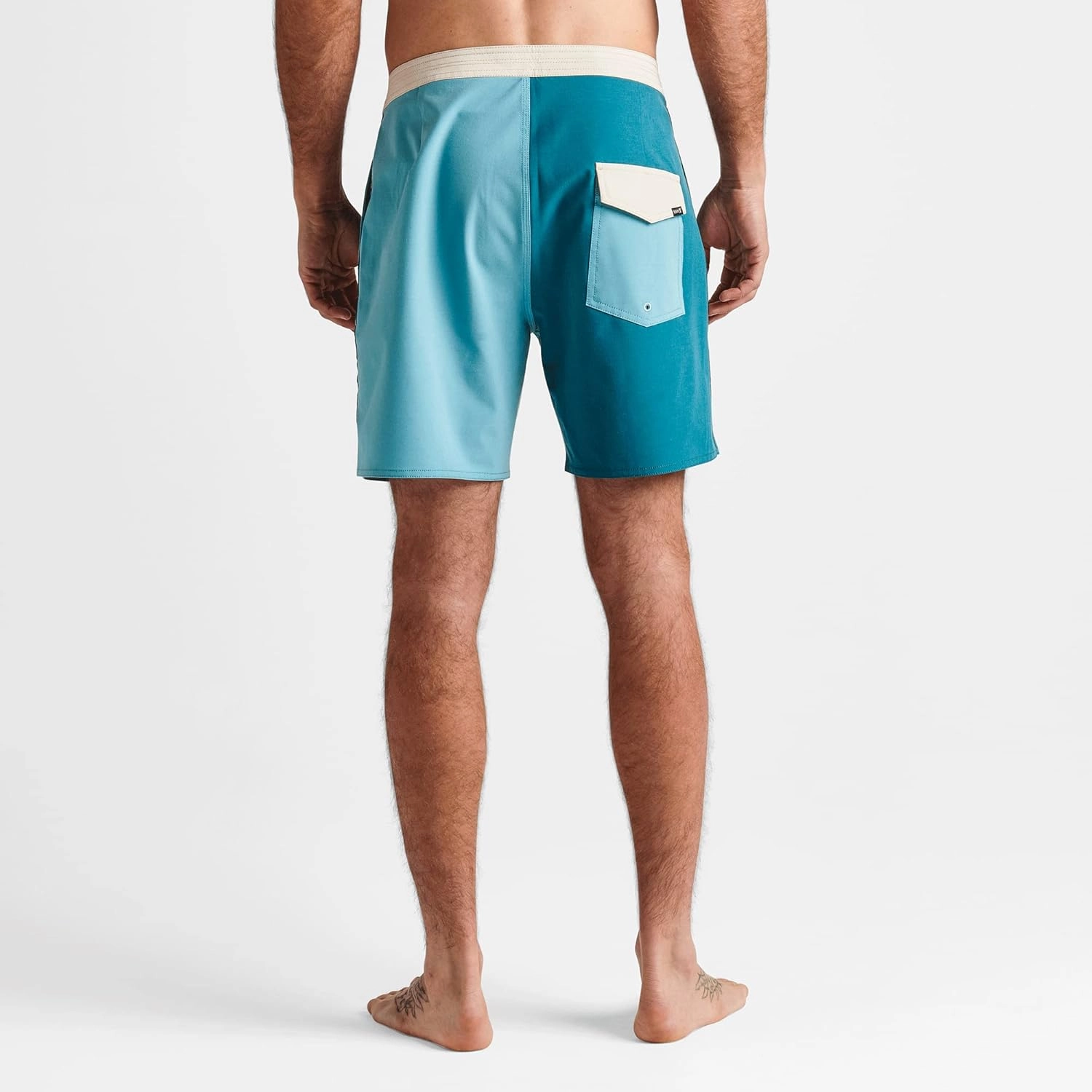 Roark Chiller Men's Swim Trunks C Quick-Dry Boardshorts with 4-Way Stretch, Hemp Blend Fabric, Pockets & Adjustable Waist