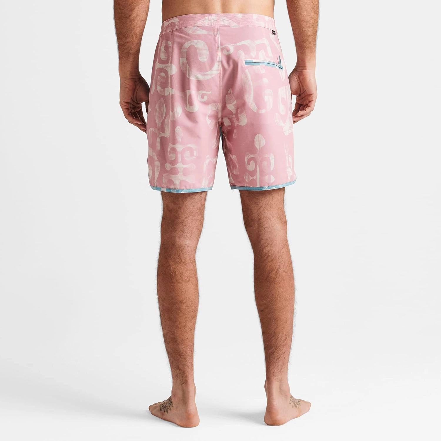 Roark Chiller Men's Swim Trunks C Quick-Dry Boardshorts with 4-Way Stretch, Hemp Blend Fabric, Pockets & Adjustable Waist
