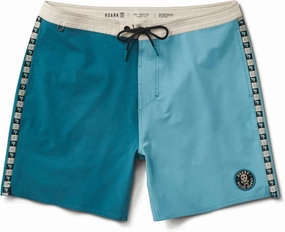 Roark Chiller Men's Swim Trunks C Quick-Dry Boardshorts with 4-Way Stretch, Hemp Blend Fabric, Pockets & Adjustable Waist