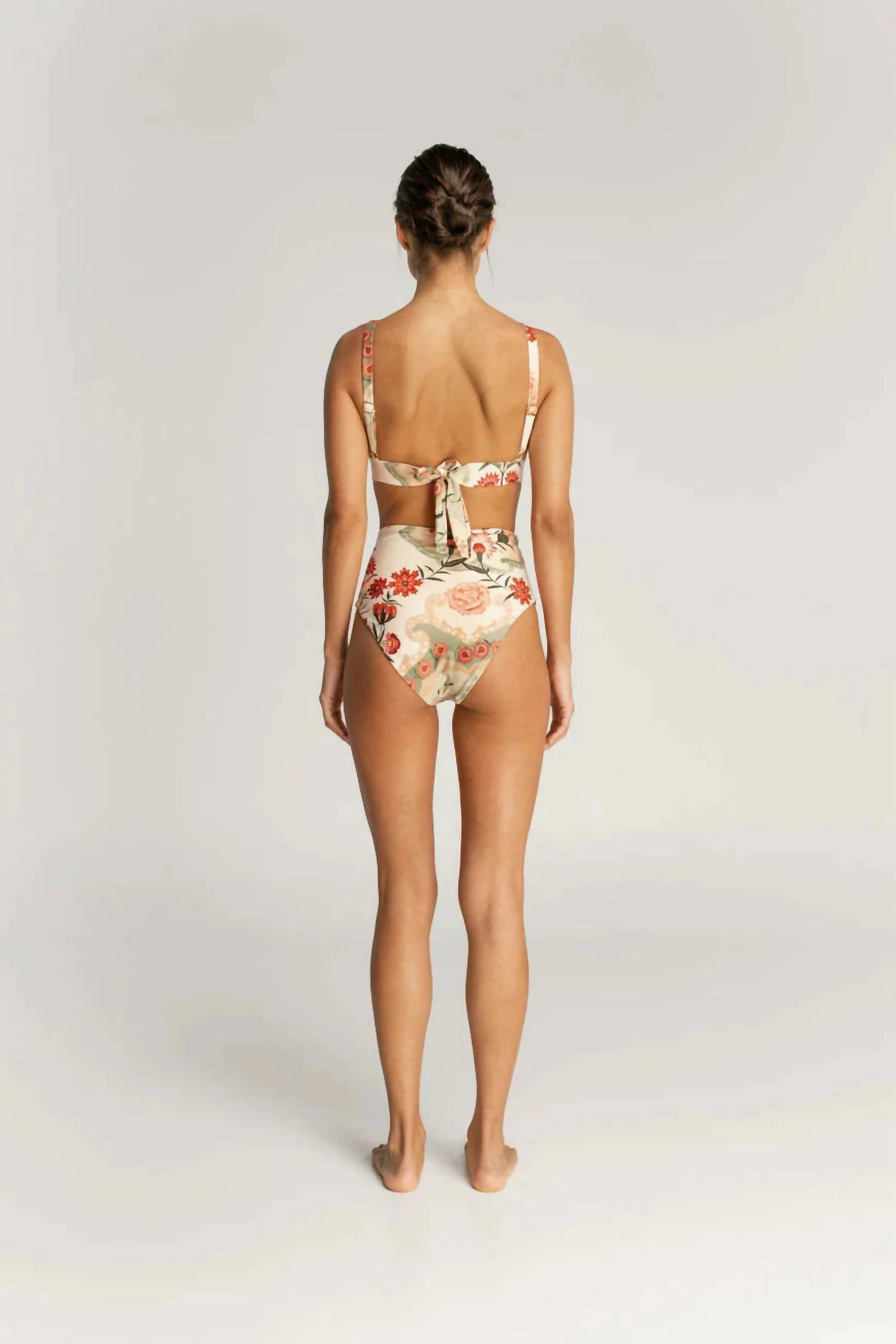 Rose Bikini Bottom In Tropico