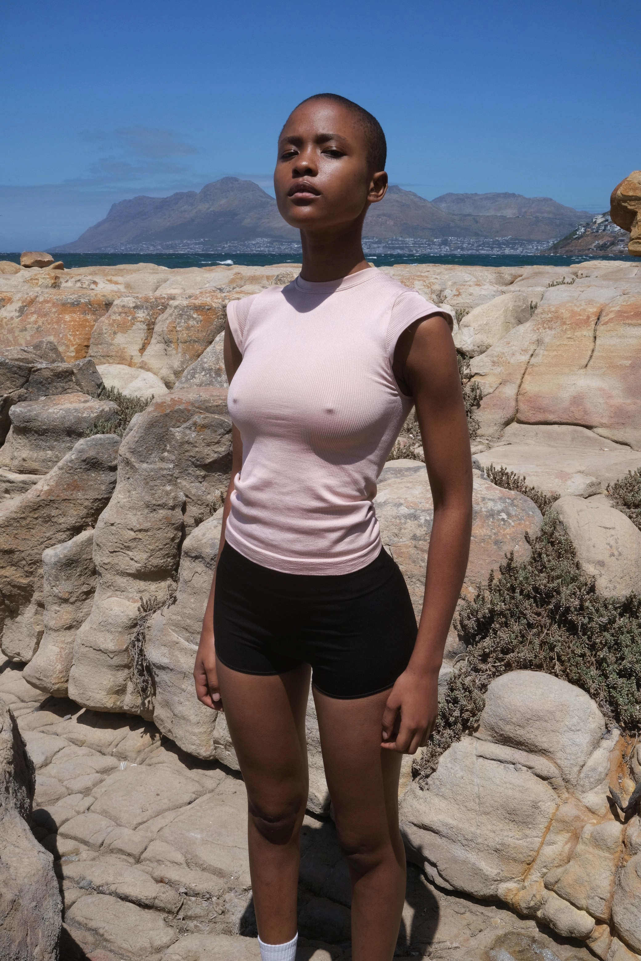 ROUSE Ribbed Top | Blush