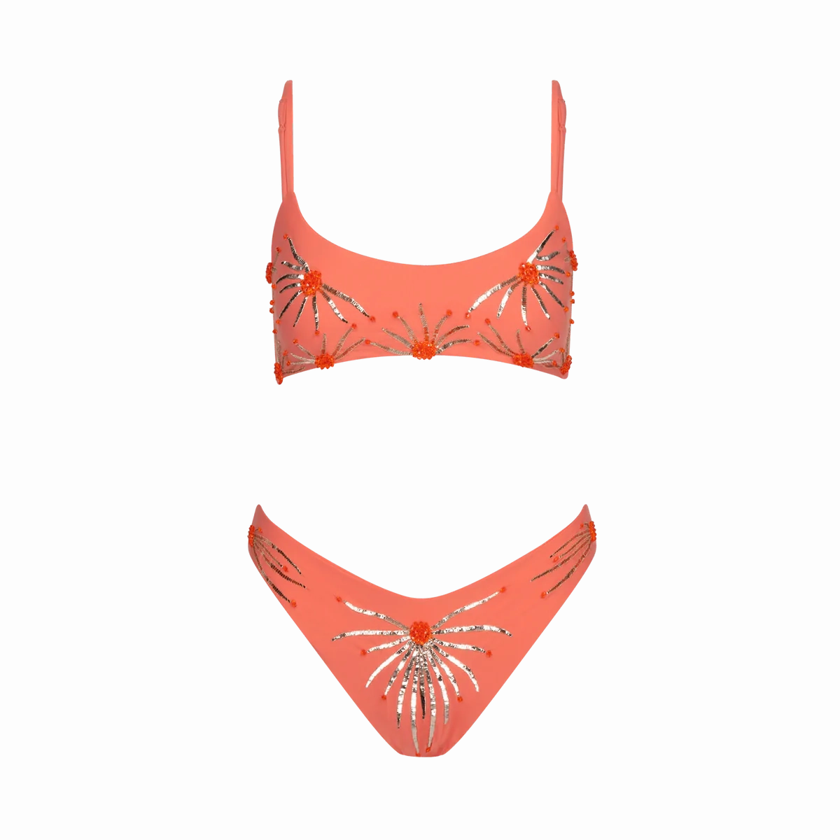 Ruby Bikini Set - Tangerine
