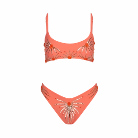 Ruby Bikini Set - Tangerine
