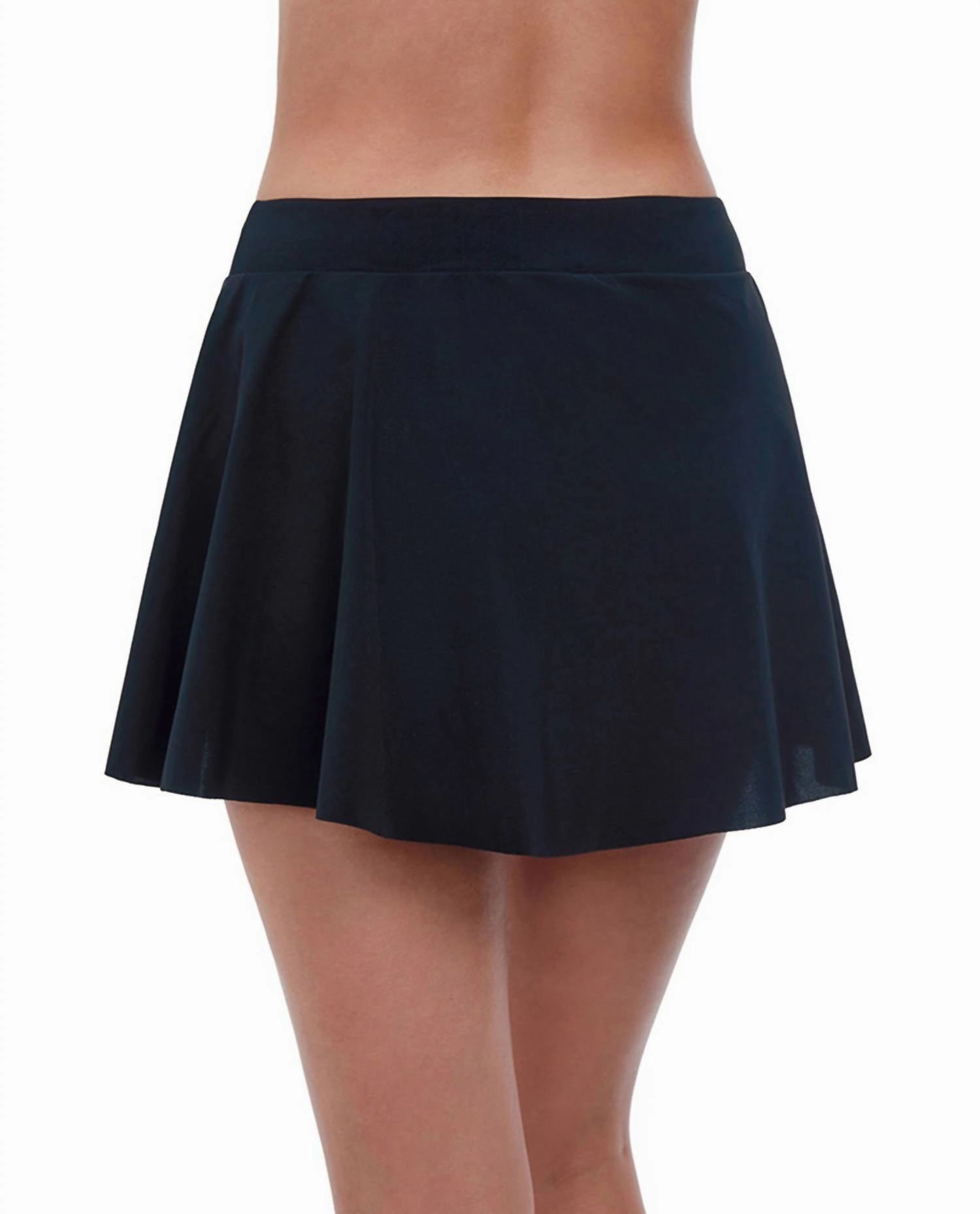 Ruffle Flyaway Swim Skirt In Tutti Frutti Black