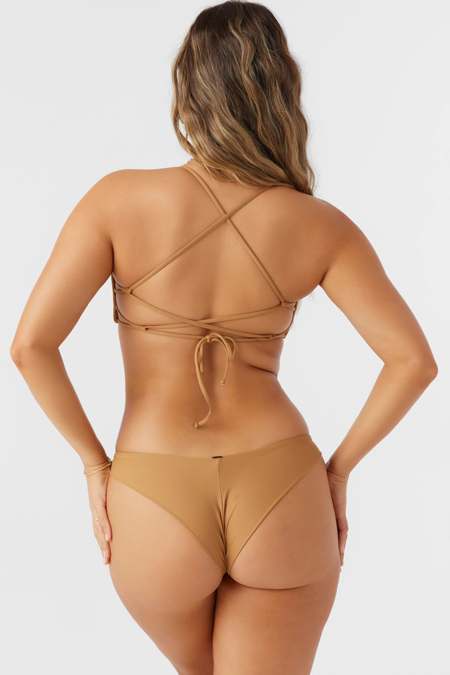 SALTWATER SOLIDS HUNTINGTON BRALETTE TOP