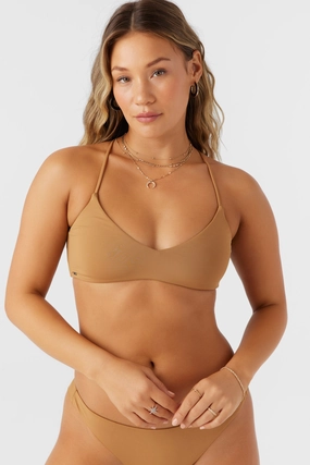 SALTWATER SOLIDS HUNTINGTON BRALETTE TOP