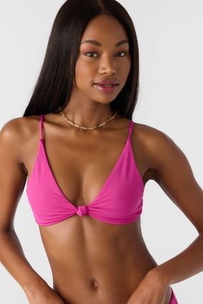 SALTWATER SOLIDS PISMO BRALETTE TOP