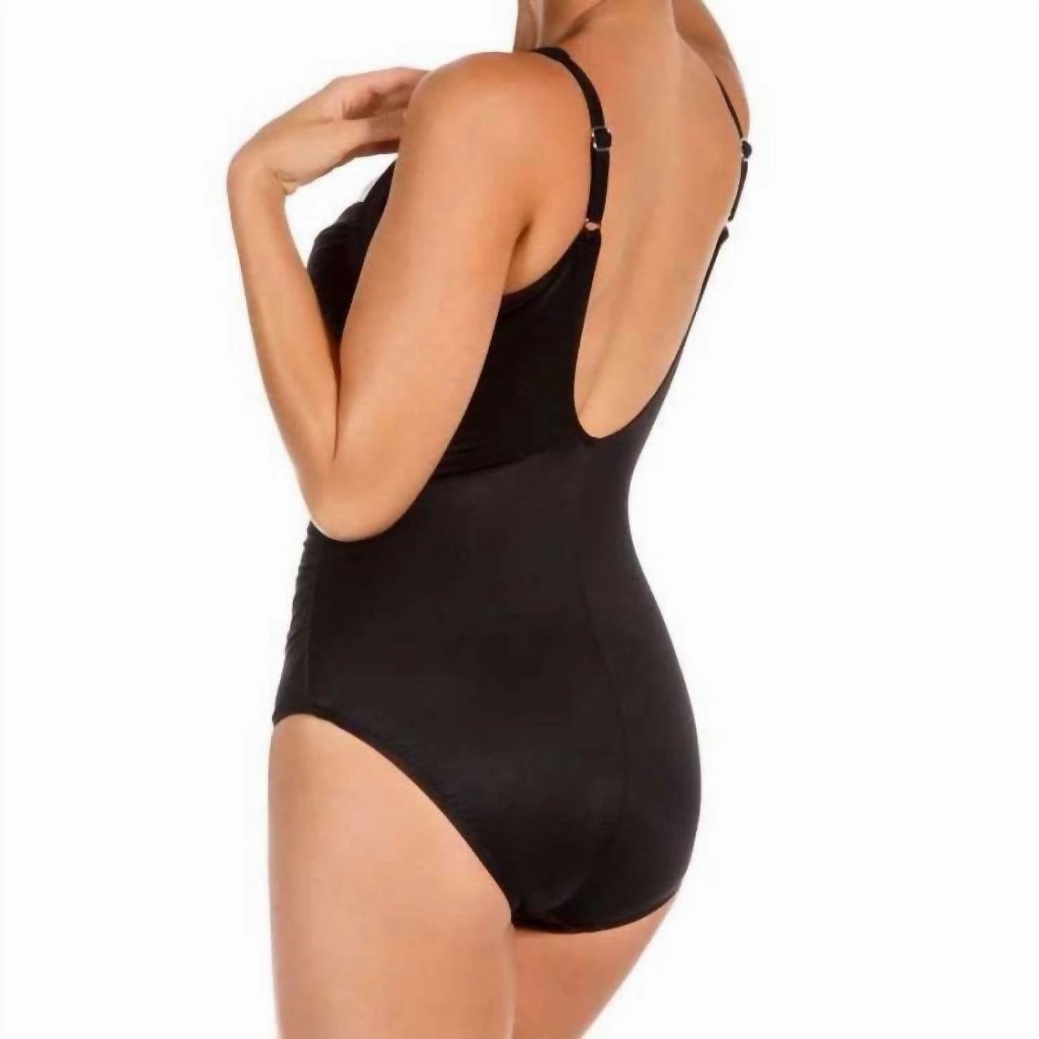 Sanibel One Piece Swimsuit In Colorblock Black And White